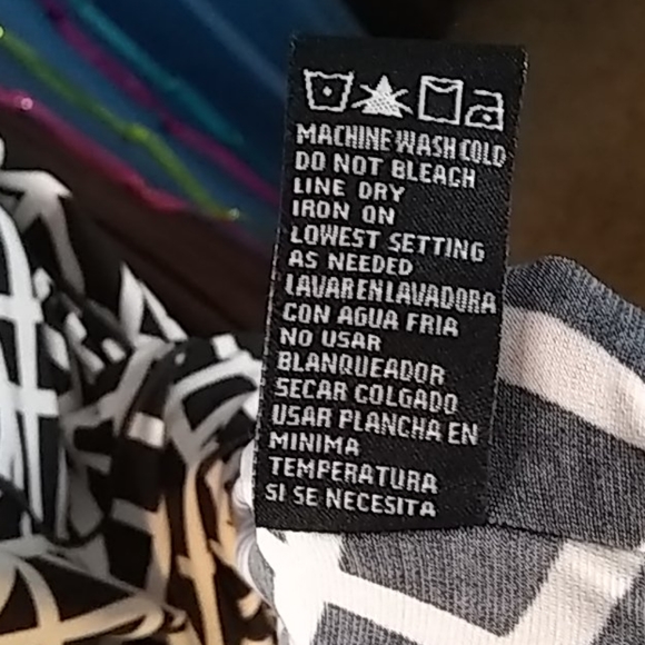 Maxi Dress, Sleeveless, Size L, Black/White - Picture 10 of 10